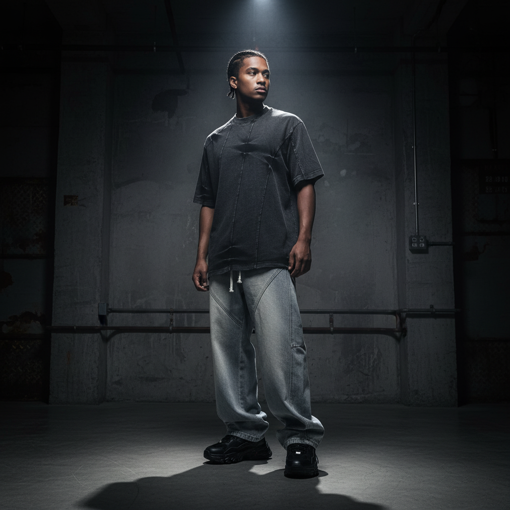 T-Shirt Tie-Dye délavé