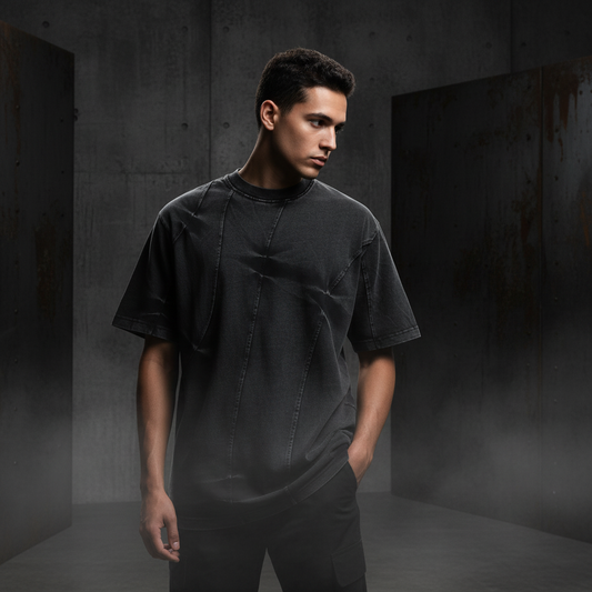 T-Shirt Tie-Dye délavé