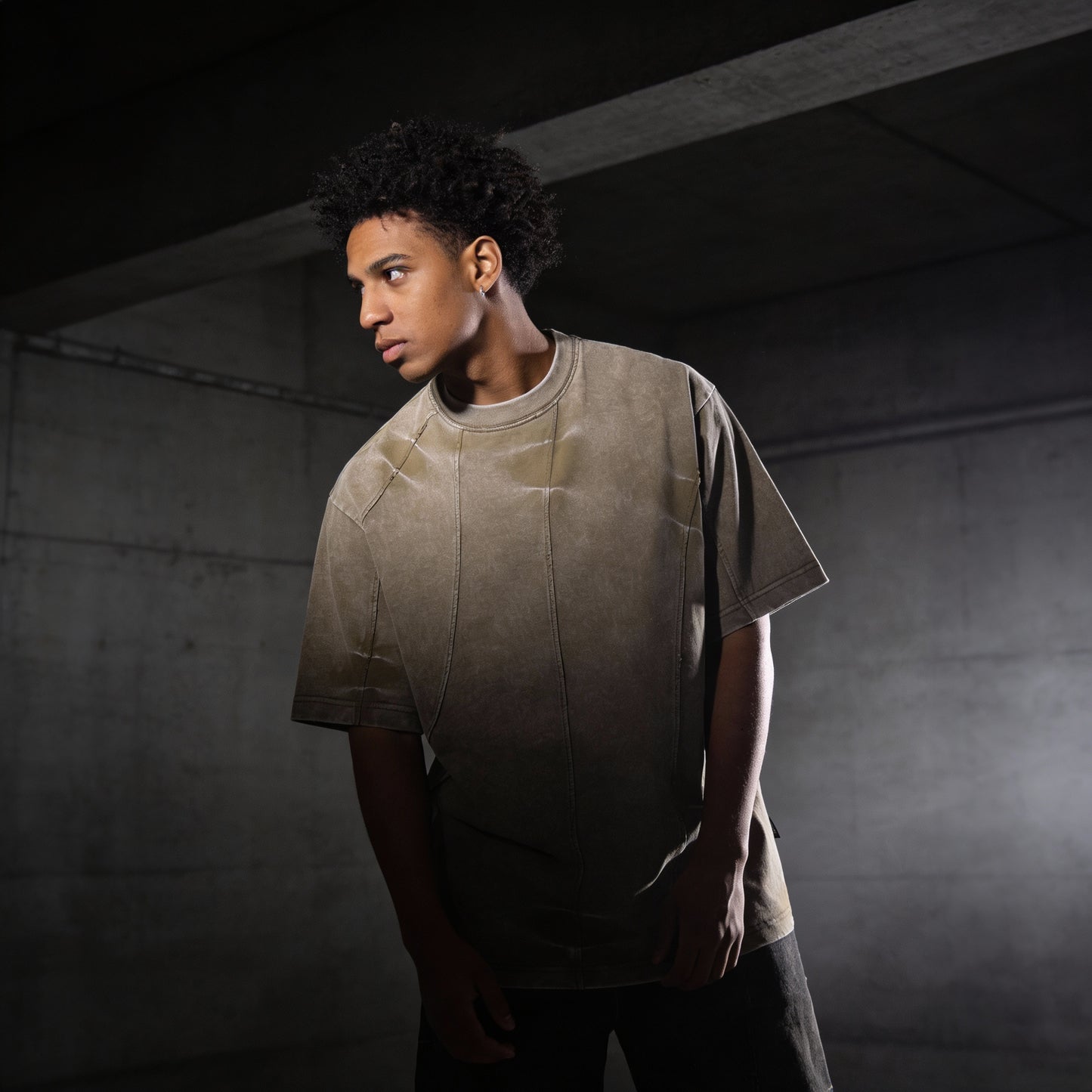 T-Shirt Tie-Dye délavé