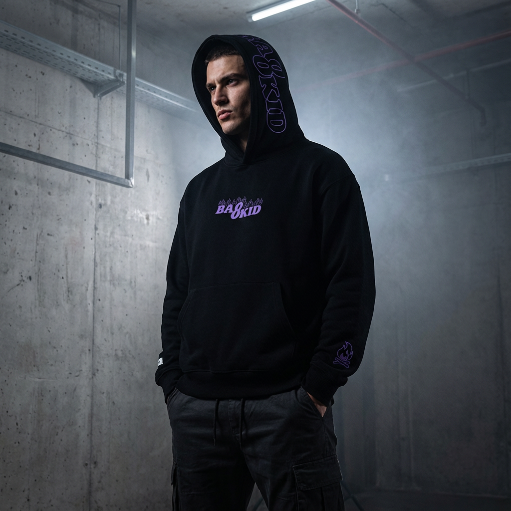 Sweat à capuche BA8KID